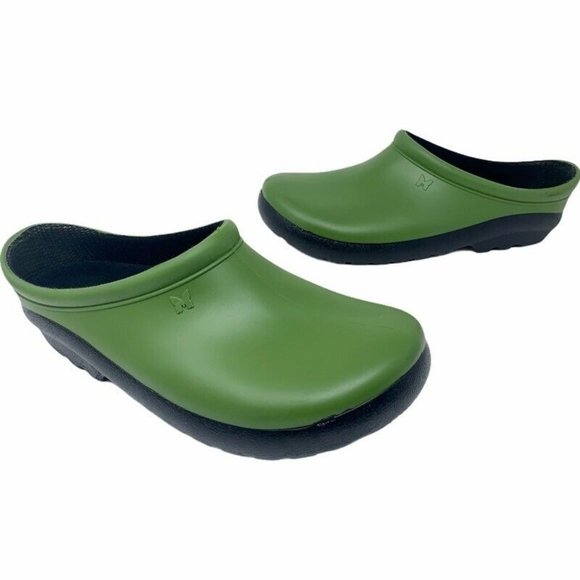 Sloggers Womens Premium Garden Clogs Green New - Picture 1 of 11